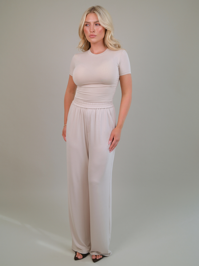 Chloe Blush Slim Fit Jersey T-Shirt