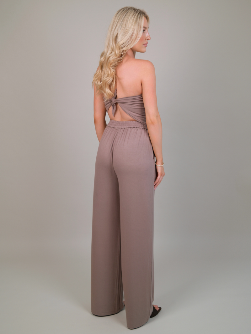Gioia Taupe Soft Jersey Headscarf